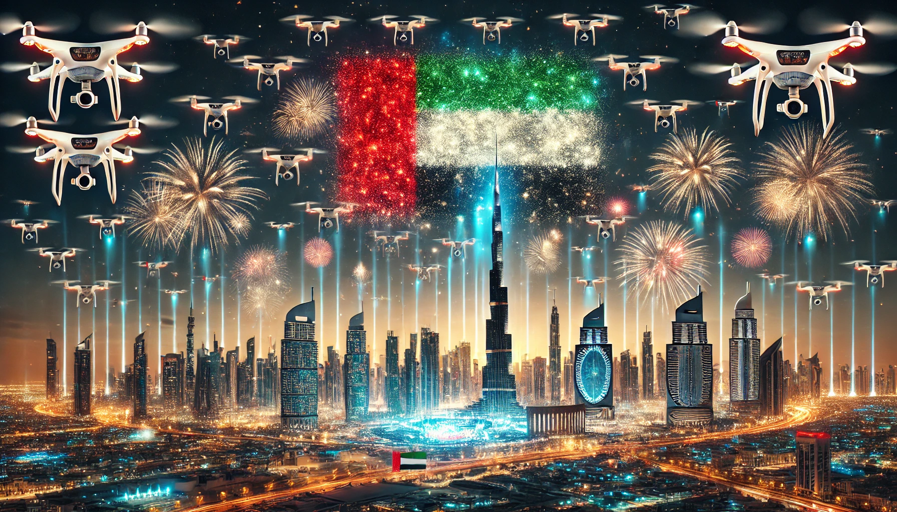 UAE Sets World Records with 10,000-Drone New Year's Eve Spectacle